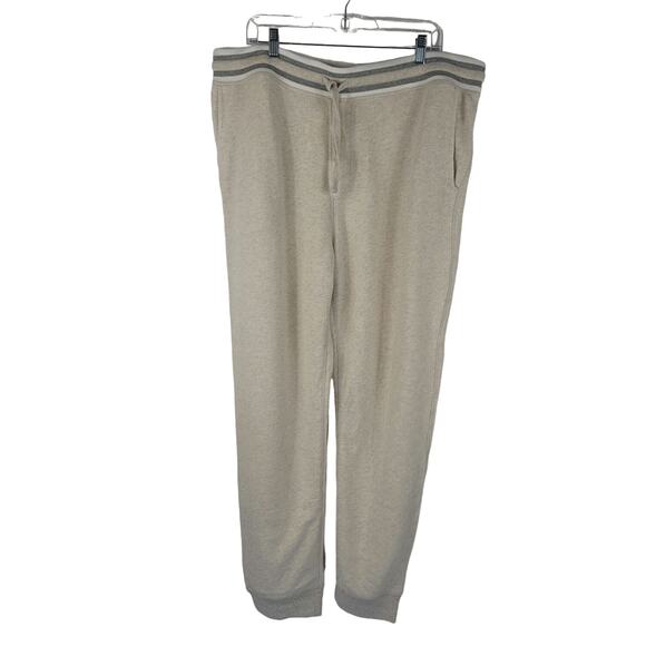 Gap Textured Terry Beige Soft Comfortable Winter Women's Sweatpants XL NWT - Picture 1 of 6